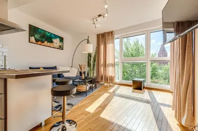 Plan piętra w obiekcie RentPlanet - Apartament Wszystkich Świętych
