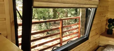 Balkon lub taras w obiekcie Tree Vill