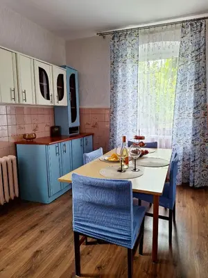 Kuchnia lub aneks kuchenny w obiekcie Domek przy Maja
