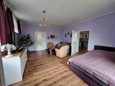 Część wypoczynkowa w obiekcie Domek przy Maja