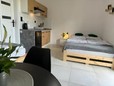 Kuchnia lub aneks kuchenny w obiekcie Mini Apartament Pod 13