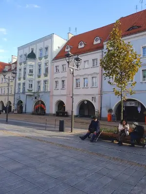 Budynek, w którym mieści się apartament