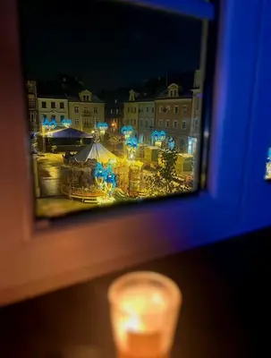 Widok na miasto Gliwice z tego apartamentu