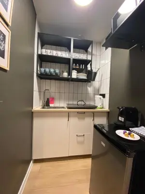 Kuchnia lub aneks kuchenny w obiekcie Apartament Kościuszki City Center by Apartamenty na dni Wrocław