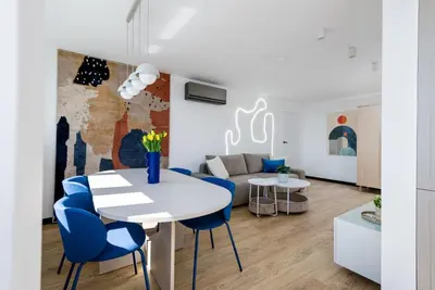Część wypoczynkowa w obiekcie Kairos Apartments - Loft - darmowy parking, ścisłe centrum
