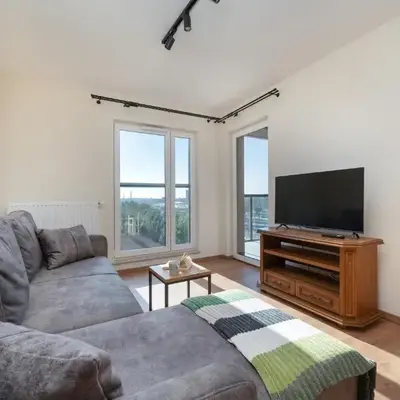 Wrocław 1-Bedroom Apartment with Parking & Balcony by Noclegi Renters