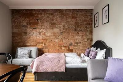 Część wypoczynkowa w obiekcie RentPlanet - Apartament Rydygiera