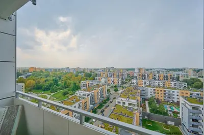 Widok na miasto Wrocław z tego apartamentu