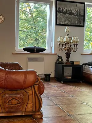 Część wypoczynkowa w obiekcie Apartament Zloty Pociag