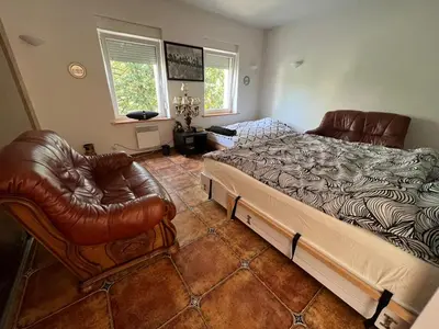 Część wypoczynkowa w obiekcie Apartament Zloty Pociag