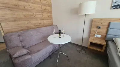 Część wypoczynkowa w obiekcie Apartament Panorama 123 Czarna Góra