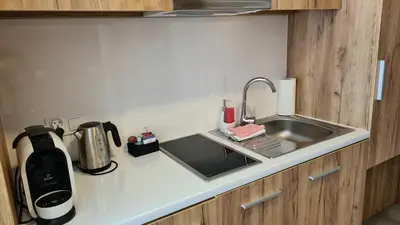 Kuchnia lub aneks kuchenny w obiekcie Apartament Panorama 123 Czarna Góra