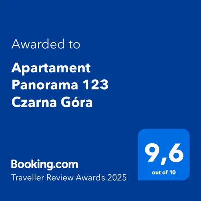 Certyfikat, podpis lub inny dokument wystawiony w obiekcie Apartament Panorama 123 Czarna Góra