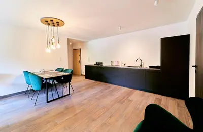 Kuchnia lub aneks kuchenny w obiekcie LAGUNA Ogrody Pieniawskie 38