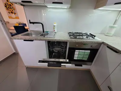 Kuchnia lub aneks kuchenny w obiekcie Apartament Zabrze Grzybowska