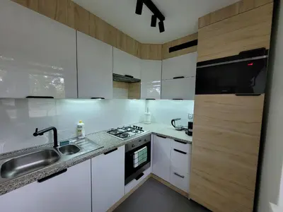 Kuchnia lub aneks kuchenny w obiekcie Apartament Zabrze Grzybowska