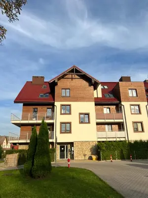 Budynek, w którym mieści się apartament