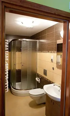 Łazienka w obiekcie Chata Sudecka I apartamenty z aneksami kuchennymi