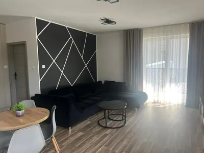 Część wypoczynkowa w obiekcie Duży Apartament 3 pokoje Park City