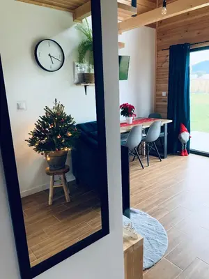 Plan piętra w obiekcie sKLONowane domki pod Czarną Górą