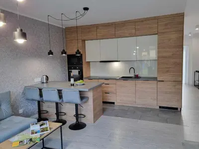 Kuchnia lub aneks kuchenny w obiekcie Domek pod świerkami -Apartament świerkowy IV