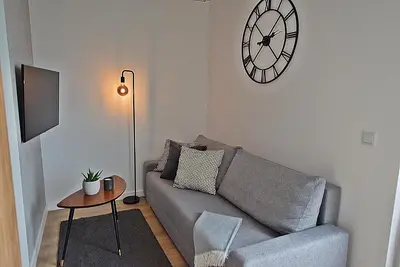 Część wypoczynkowa w obiekcie Apartament West Wrocław / Parking Free