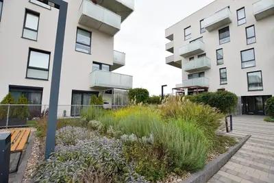 Budynek, w którym mieści się apartament