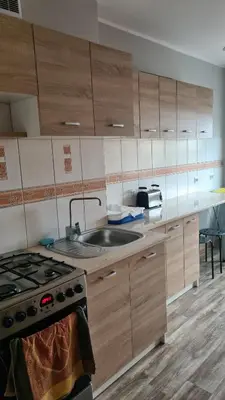 Kuchnia lub aneks kuchenny w obiekcie Polna 40