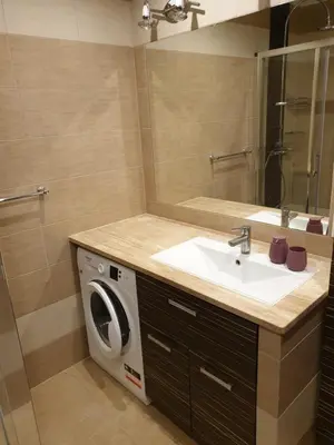 Łazienka w obiekcie Przestronny apartament dla 9 osób - 4 sypialnie, PARKING