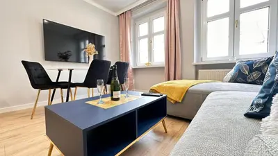 Część wypoczynkowa w obiekcie Apartament Złoty w Opolu