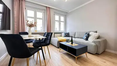 Część wypoczynkowa w obiekcie Apartament Złoty w Opolu