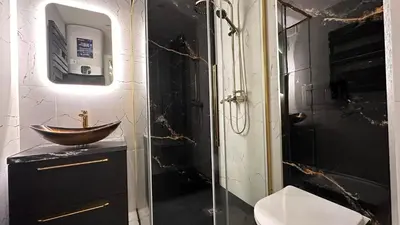 Łazienka w obiekcie Apartament Złoty w Opolu