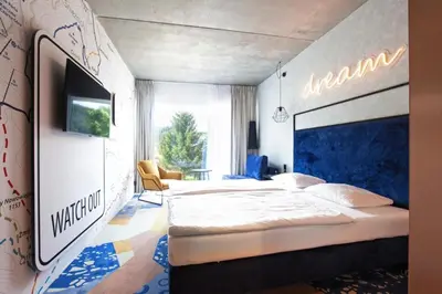 Łóżko lub łóżka w pokoju w obiekcie Biała Perła 204 Czarna Góra Resort