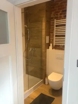Łazienka w obiekcie Apartament BROWARNY II