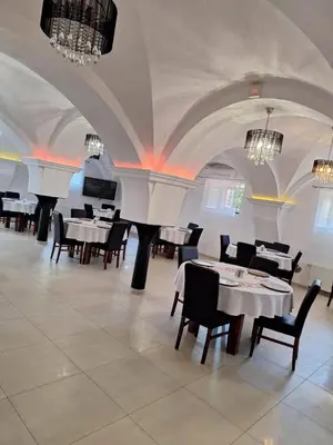 Restauracja lub miejsce do jedzenia w obiekcie Pensjonat Trzy Stawy