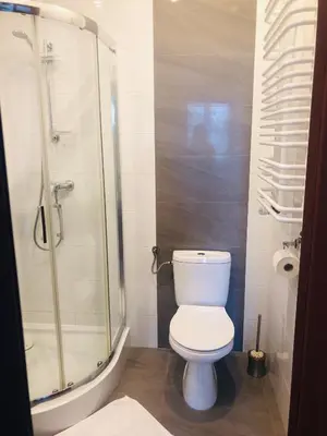 Łazienka w obiekcie Pensjonat Trzy Stawy