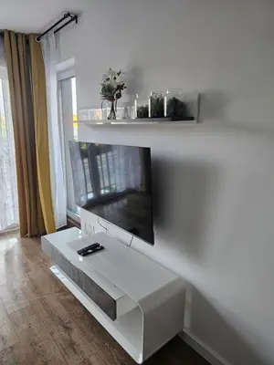 Telewizja i/lub zestaw kina domowego w obiekcie MICHALCZYKA APARTAMENT