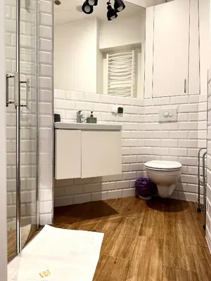 Łazienka w obiekcie Plac Św. Macieja Apartment ~ Self Check-In 20h