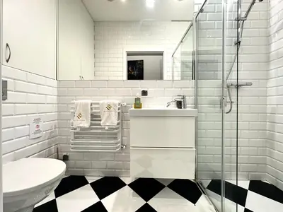 Łazienka w obiekcie Plac Św. Macieja Apartment ~ Self Check-In 20h