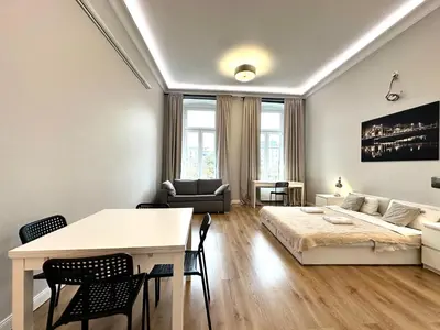 Część wypoczynkowa w obiekcie Plac Św. Macieja Apartment ~ Self Check-In 20h