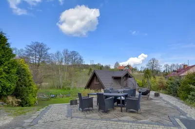 Ogród w obiekcie SkiBike House Stronie Śląskie