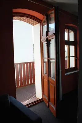 Łóżko lub łóżka w pokoju w obiekcie Stary Młyn