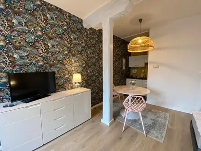 Telewizja i/lub zestaw kina domowego w obiekcie Studio Rynek 32