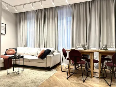 Część wypoczynkowa w obiekcie Odrzańska 17B Apartment - Self Check-In 20h