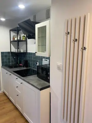 Kuchnia lub aneks kuchenny w obiekcie Tabago Studio 13 K-K Wierzbowa