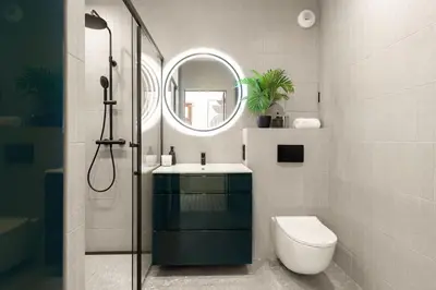 Łazienka w obiekcie Stylowy apartament nad Odrą