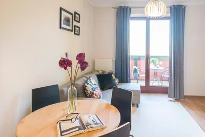 Część wypoczynkowa w obiekcie Apartament Klimatyczny, Parkowa Polana MyWeek