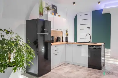Kuchnia lub aneks kuchenny w obiekcie Apartament Pod Ratuszem II