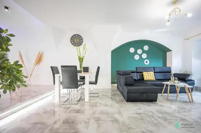 Część wypoczynkowa w obiekcie Apartament Pod Ratuszem II