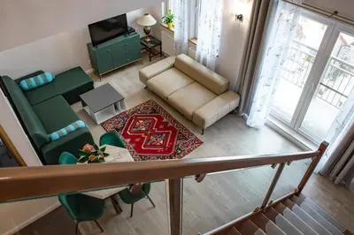 Część wypoczynkowa w obiekcie Apartament Panoramiczny